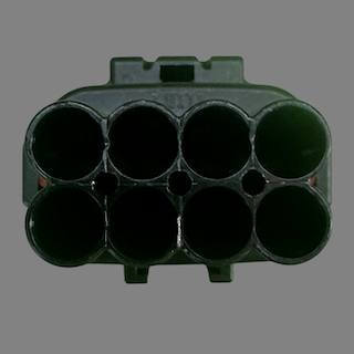 8 pin connector to suit some Nissan Skyline ignition coil harnesses and NP300 Navara headlights