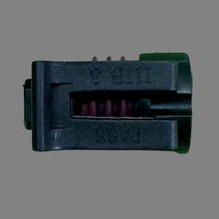 3 pin Delco style connector suits LS1 throtlle position sensor and some pressure sensors