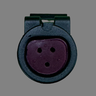 3 pin Delco style connector suits LS1 throtlle position sensor and some pressure sensors