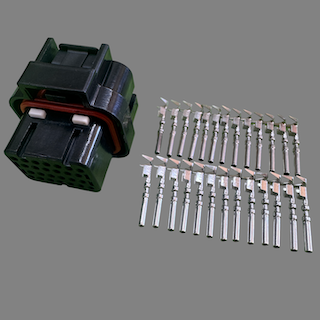 26 pin AMP style "key 1" connector