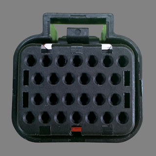 26 pin AMP style "key 1" connector