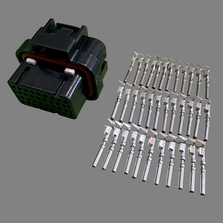 34 pin AMP style "key 2" connector