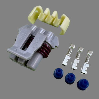 3 pin Delphi style multi-key connector suits GM crankshaft, camshaft and MAP sensors