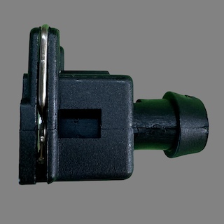 2 pin Bosch style compact connector suits some injectors, VCT solenoids and knock sensors