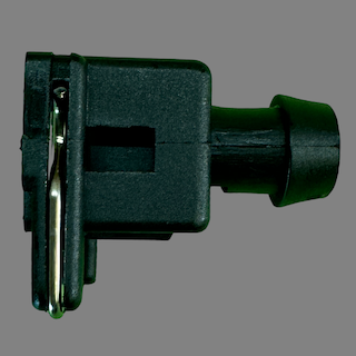 2 pin Bosch style compact connector suits some injectors, VCT solenoids and knock sensors