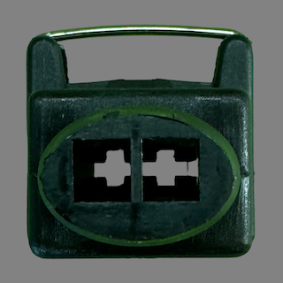 2 pin Bosch style compact connector suits some injectors, VCT solenoids and knock sensors