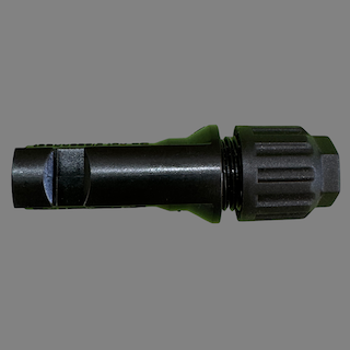 1 pin MC4 style female connector with locking tab
