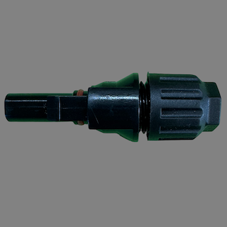 1 pin MC4 style male connector with locking tab