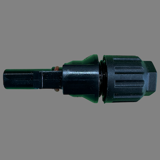 1 pin MC4 style male connector with locking tab