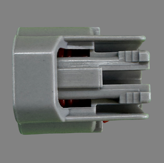 2 pin Denso style left guide connector suits some Toyota vacuum solenoids and switching valves