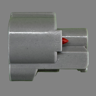 2 pin Denso style left guide connector suits some Toyota vacuum solenoids and switching valves