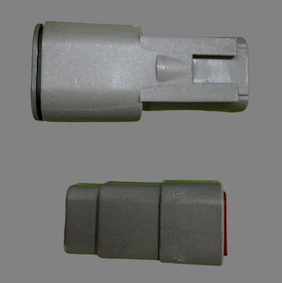 4 pin Deutsch style DTM connector set