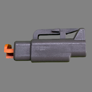 2 pin Deutsch style DTM male connector