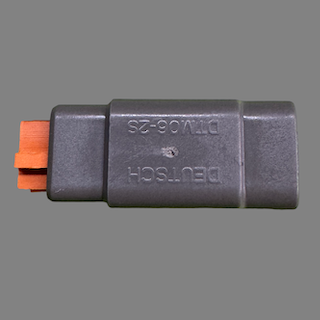 2 pin Deutsch style DTM male connector