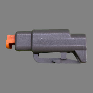2 pin Deutsch style DTM male connector