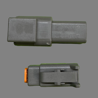 2 pin Deutsch style DTM connector set