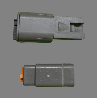 2 pin Deutsch style DTM connector set