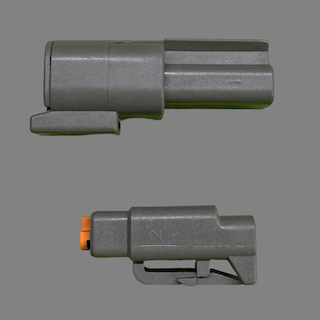 2 pin Deutsch style DTM connector set