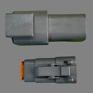 6 pin Deutsch style DTM connector set