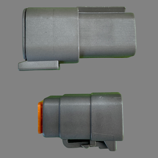 6 pin Deutsch style DTM connector set