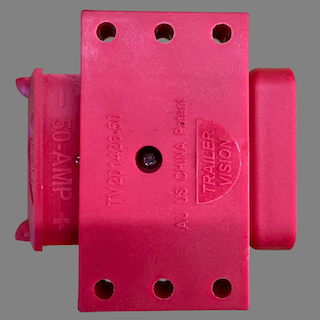 Red Anderson cover with LED suits 50a Anderson connectors
