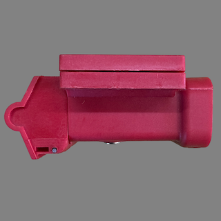 Red Anderson cover with LED suits 50a Anderson connectors