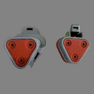 3 pin Deutsch style DT connector set