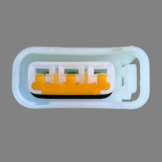3 pin Furukawa style white connector suits some Subaru ignition coils