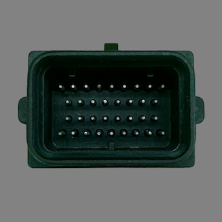34 pin AMP style "key 1" male connector