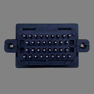 34 pin AMP style "key 1" male connector