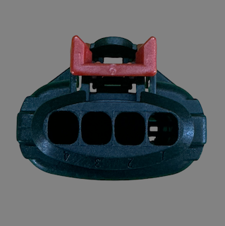 4 pin TE Connectivity style connector suits Gen 2 iBooster travel sensor