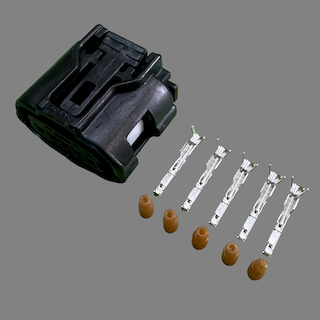5 pin Sumitomo style connector suits some Toyota and Subaru MAF sensors