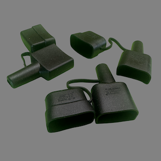 Black rubber cover suits 50a Anderson connectors