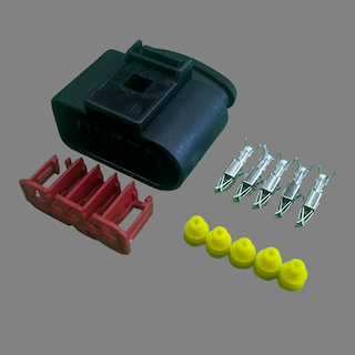 5 pin Bosch style connector suits some Audi and Volkswagen MAF sensors