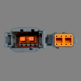 8 pin Deutsch style DTM connector set