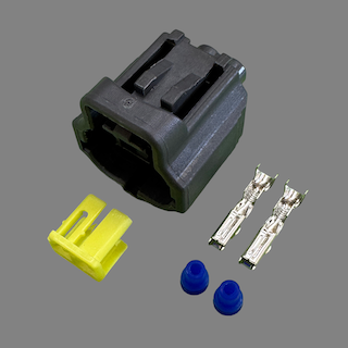 2 pin TE connectivity style connector suits Ford Barra oil temperature sensors