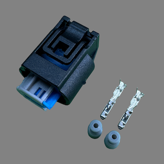 2 pin TE Connectivity style connector suits some BMW active steering