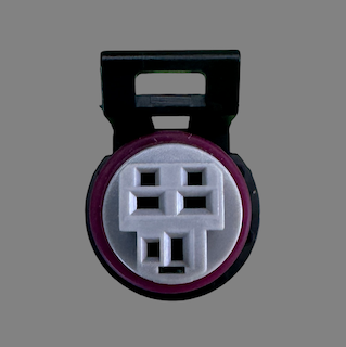 3 pin Delco style connector suits LS1 throttle position sensor and some pressure sensors