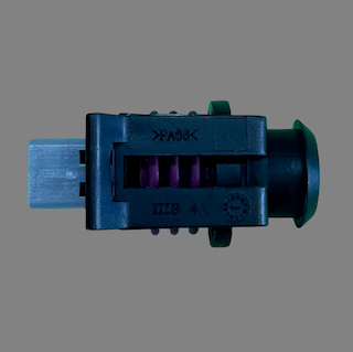 3 pin Delco style connector suits LS1 throttle position sensor and some pressure sensors