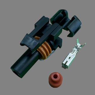 1 pin Delphi style connector suits LS starter motors