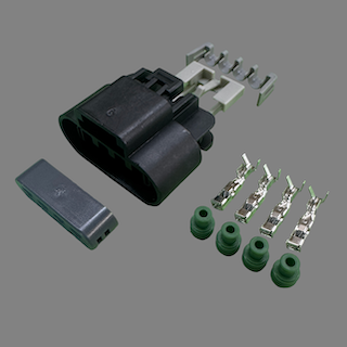 4 pin Delphi style connector suits some Holden and Ford fuel pump modules
