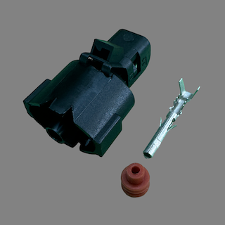 1 pin Delphi style connector suits Holden and GM Gen3 LS1 knock sensors