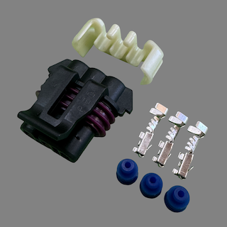 3 pin Delphi style connector suits GM LS crankshaft, camshaft and MAP sensors
