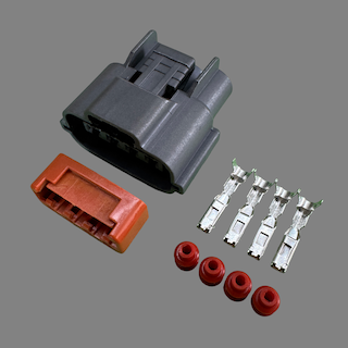 4 pin Sumitomo style connector suits some Nissan CAS, distributors and igniters, Mazda Crank angle sensors