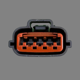 4 pin Sumitomo style connector suits some Nissan CAS, distributors and igniters, Mazda Crank angle sensors