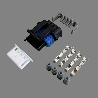 4 pin Delphi style connector suits some LS coils