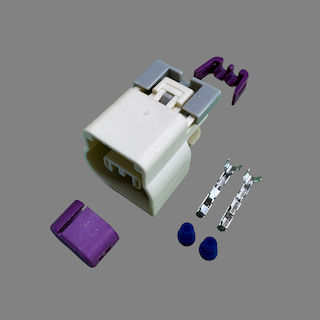 2 pin Delphi style connector suits some LS knock sensors