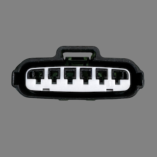 6 pin Yazaki style connector suits some Subaru and Mazda DBW pedals and Mitsubishi EVO X throttle body
