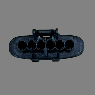 6 pin Yazaki style connector suits some Subaru and Mazda DBW pedals and Mitsubishi EVO X throttle body