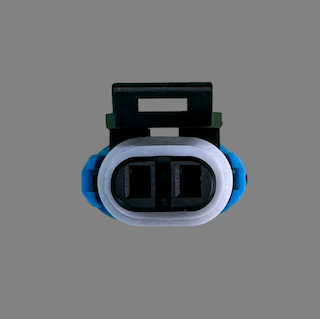 2 pin Delphi style connector suits some LS1 knock sensor sub harness and GM reverse light switch